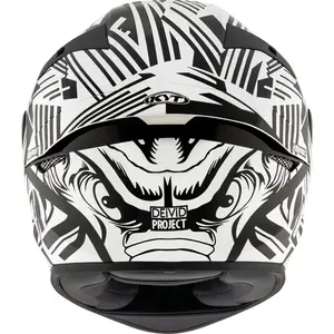 Imagem 9 de Capacete KYT TT Course Monochrome - Branco/Preto