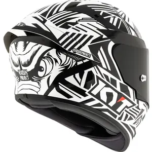 Imagem 6 de Capacete KYT TT Course Monochrome - Branco/Preto