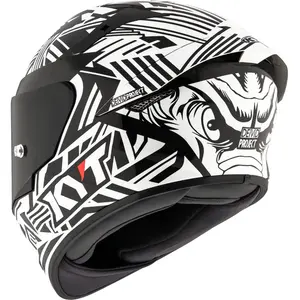 Imagem 7 de Capacete KYT TT Course Monochrome - Branco/Preto