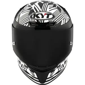 Imagem 8 de Capacete KYT TT Course Monochrome - Branco/Preto