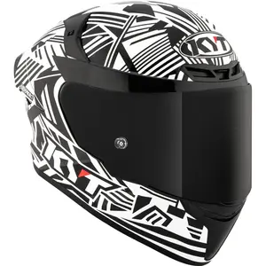 Imagem 5 de Capacete KYT TT Course Monochrome - Branco/Preto