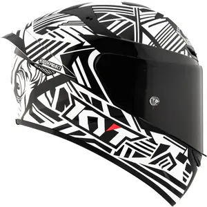 Imagem 2 de Capacete KYT TT Course Monochrome - Branco/Preto