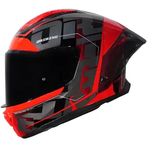Capacete Origine Pista Mugello - Vermelho/Prata/Preto