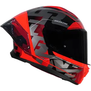 Imagem 2 de Capacete Origine Pista Mugello - Vermelho/Prata/Preto