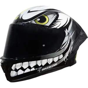 Imagem 2 de Capacete Origine Pista Joker - Preto/Amarelo Fluor