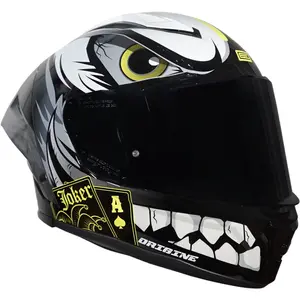 Imagem 5 de Capacete Origine Pista Joker - Preto/Amarelo Fluor