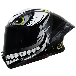 Capacete Origine Pista Joker - Preto/Amarelo Fluor