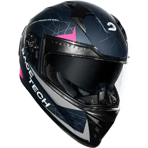 Imagem 4 de Capacete Race Tech Volt Set - Azul Fosco