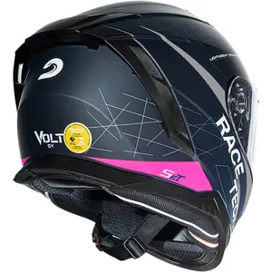 Imagem 8 de Capacete Race Tech Volt Set - Azul Fosco