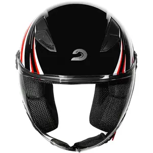 Imagem 6 de Capacete Race Tech Play Fuzzy - Preto (Aberto)