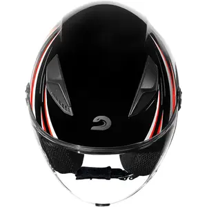 Imagem 3 de Capacete Race Tech Play Fuzzy - Preto (Aberto)
