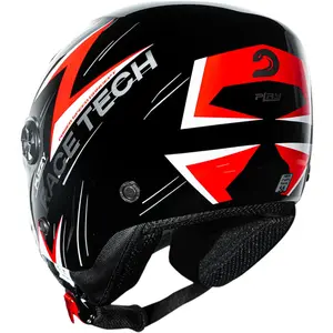 Imagem 7 de Capacete Race Tech Play Fuzzy - Preto (Aberto)