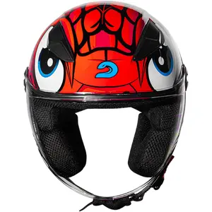 Imagem 6 de Capacete Race Tech Play Snake - Vermelho (Aberto)