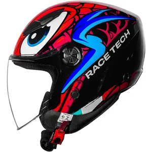 Capacete Race Tech Play Snake - Vermelho (Aberto)