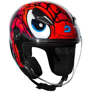 Imagem 4 de Capacete Race Tech Play Snake - Vermelho (Aberto)