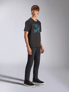 Imagem 4 de Camiseta Alpinestars MX Helmet - Preta/Azul