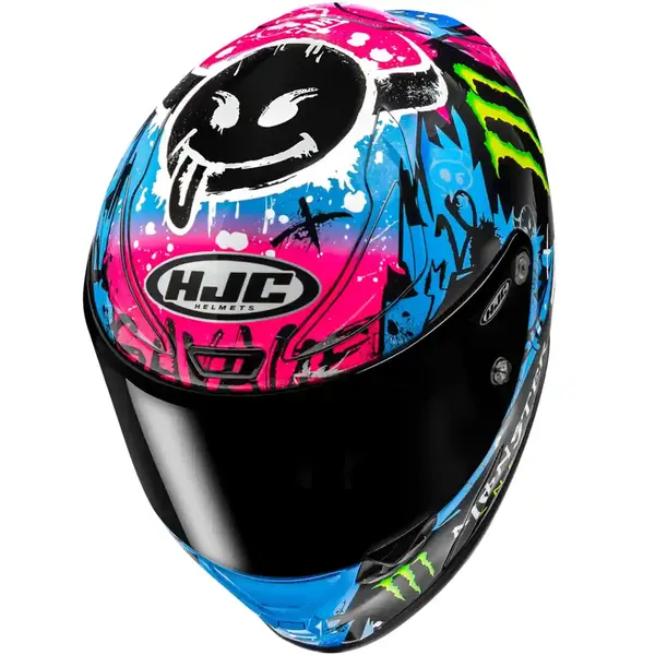 Capacete HJC RPHA 1 Fabio Quartararo Le Mans 2024 - Preto/Azul