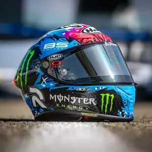Imagem 7 de Capacete HJC RPHA 1 Fabio Quartararo Le Mans 2024 - Preto/Azul (Tri-Composto)