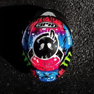 Imagem 11 de Capacete HJC RPHA 1 Fabio Quartararo Le Mans 2024 - Preto/Azul (Tri-Composto)