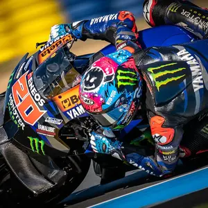 Imagem 13 de Capacete HJC RPHA 1 Fabio Quartararo Le Mans 2024 - Preto/Azul (Tri-Composto)