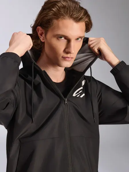Jaqueta Alpinestars Speeder Chromium Windbreaker - Preto/Branco