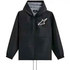 Imagem 1 de Jaqueta Alpinestars Speeder Chromium Windbreaker - Preto/Branco