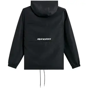 Imagem 2 de Jaqueta Alpinestars Speeder Chromium Windbreaker - Preto/Branco