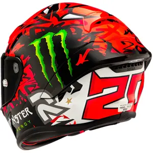 Imagem 4 de Capacete HJC RPHA 1 Fabio Quartararo - Vermelho/Preto/Branco (Tri-Composto)