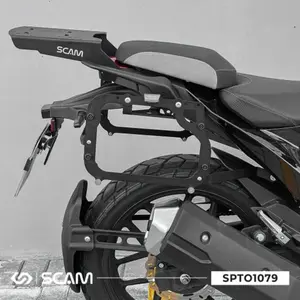 Imagem 2 de Suporte Lateral Scam Shineray Storm 200 (apartir de 2026) Preto - SPTO1079