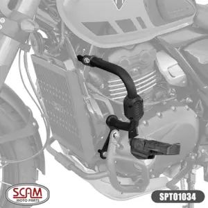 Imagem 1 de Protetor de Carenagem Scam Triumph Scrambler 400 XC (apartir de 2026) Preto - SPTOP1034