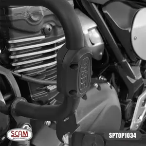 Imagem 3 de Protetor de Carenagem Scam Triumph Scrambler 400 XC (apartir de 2026) Preto - SPTOP1034
