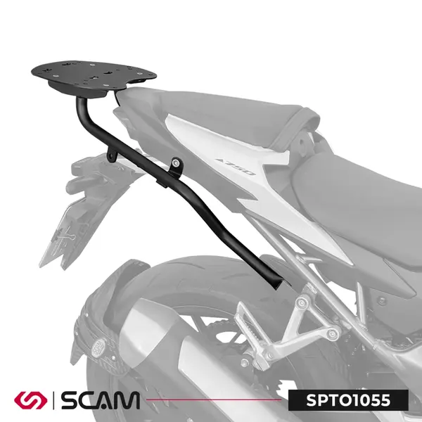 Imagem 1 de Suporte Superior Scam Honda CB750 Hornet (apartir de 2025) Preto - SPTO1055