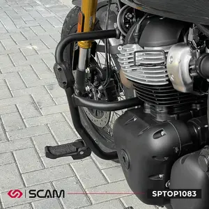 Imagem 3 de Protetor de Motor/Carenagem Scam Royal Enfield Interceptor Bear 650 (apartir de 2027) Preto - SPTOP1083