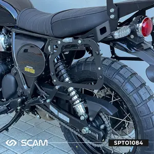 Imagem 3 de Suporte Lateral Scam Royal Enfield Interceptor Bear 650 (apartir de 2027) Preto - SPTO1084