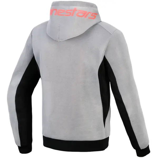Jaqueta Alpinestars Chrome Superairflow Hoodie - Preta/Cinza