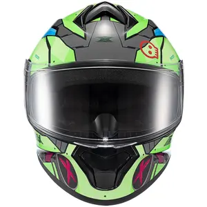 Imagem 2 de Capacete Texx Spihe Gear - Verde/Azul/Rosa