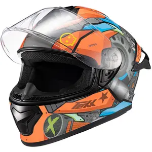 Imagem 2 de Capacete Texx Spihe Gear - Vermelho/Azul