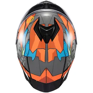 Imagem 5 de Capacete Texx Spihe Gear - Vermelho/Azul