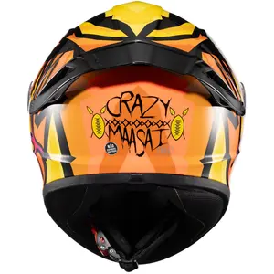 Imagem 6 de Capacete Texx Spihe Massai - Laranja/Amarelo