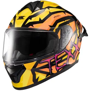 Imagem 2 de Capacete Texx Spihe Massai - Laranja/Amarelo