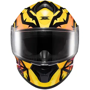 Imagem 4 de Capacete Texx Spihe Massai - Laranja/Amarelo