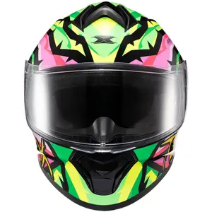 Imagem 4 de Capacete Texx Spihe Massai - Verde/Rosa