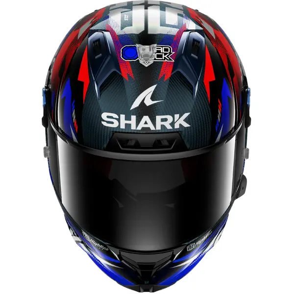 Capacete Shark Aeron Zarco GP França DBU - Azul/Preto/Vermelho