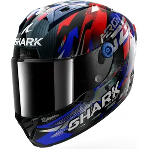 Capacete Shark Aeron Zarco GP França DBU - Azul/Preto/Vermelho