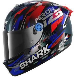 Imagem 4 de Capacete Shark Aeron Zarco GP França DBU - Azul/Preto/Vermelho