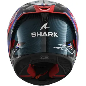 Imagem 6 de Capacete Shark Aeron Zarco GP França DBU - Azul/Preto/Vermelho