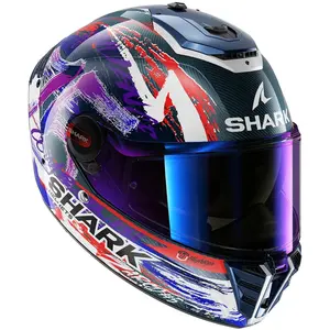 Imagem 2 de Capacete Shark Spartan RS Carbon Zarco Signature DWV - Branco/Preto/Roxo