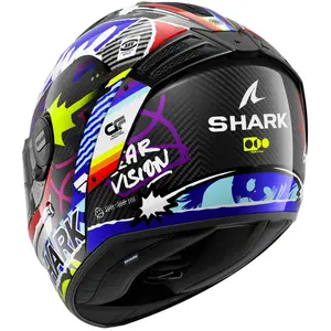 Imagem 2 de Capacete Shark Spartan RS Carbon Streetrush DBU - Preto/Prata