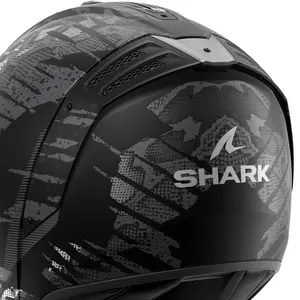 Imagem 6 de Capacete Shark Spartan RS Reptaia KAA - Preto/Cinza