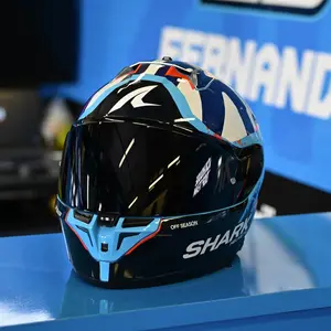 Imagem 8 de Capacete Shark Skwal I3 Raúl Fernández BBW - Preto/Branco/Azul
